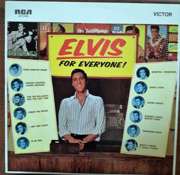 Elvis Presley : Elvis For Everyone! (LP, Album)