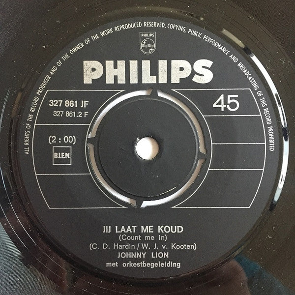 Johnny Lion : Sophietje (7", Single, Bla)
