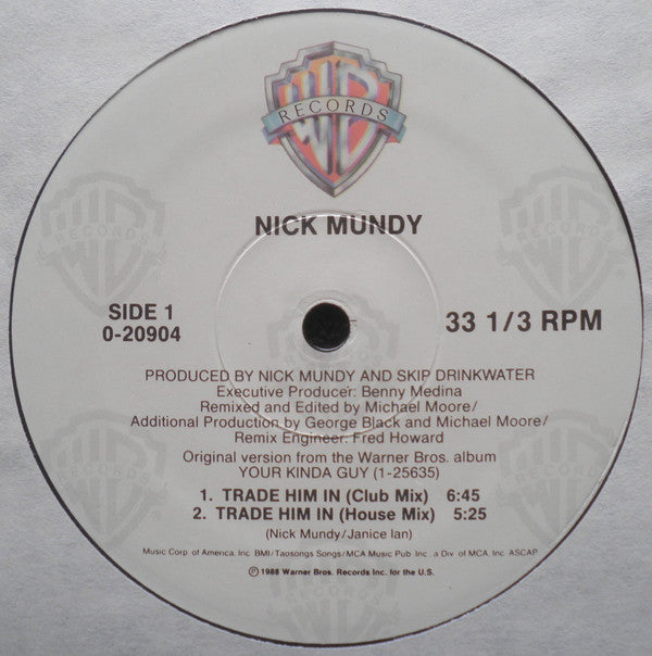 Nick Mundy : Trade Him In (12", Maxi)