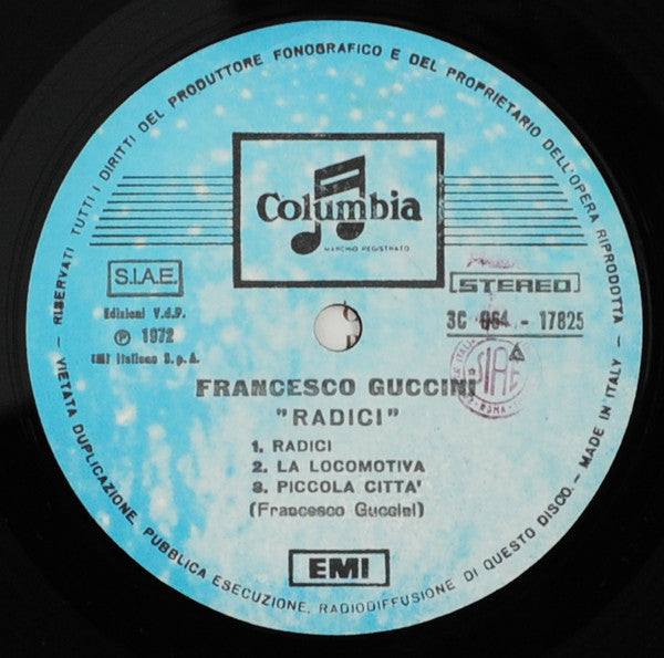 Francesco Guccini : Radici (LP, Album, RP)