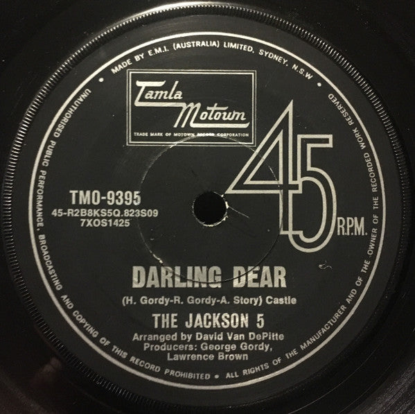 The Jackson 5 : Mama's Pearl (7", Single)