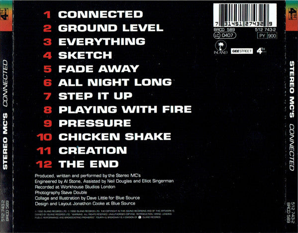 Stereo MC's : Connected (CD, Album, RE)