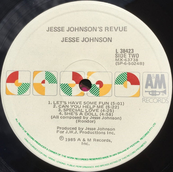 Jesse Johnson's Revue : Jesse Johnson's Revue (LP, Album)