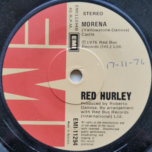 Red Hurley : Tennessee Special (7", Single, Promo)