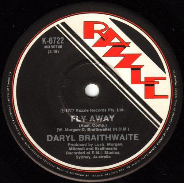 Daryl Braithwaite : Love Has No Pride (7", Single)