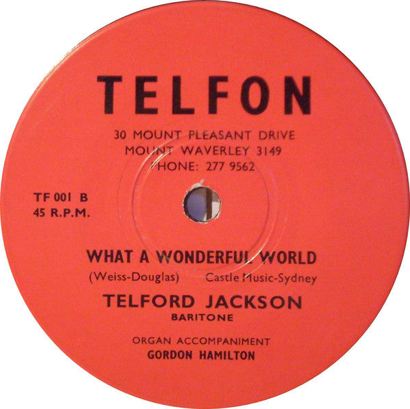 Telford Jackson : He Rode On A Donkey (7")