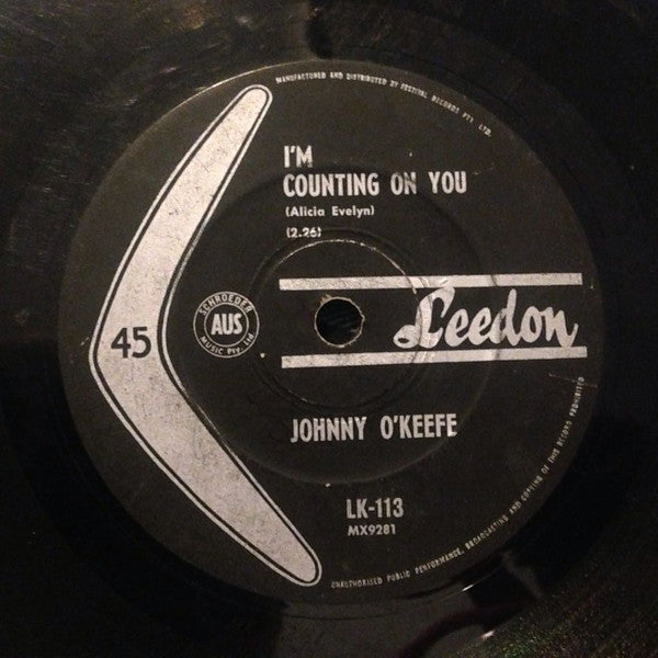 Johnny O'Keefe : I'm Counting On You (7", Single)