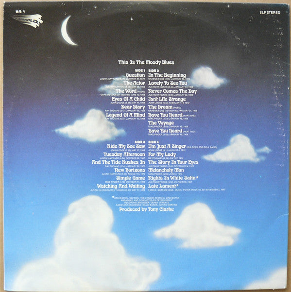 The Moody Blues : This Is The Moody Blues (2xLP, Comp, RE, Gat)