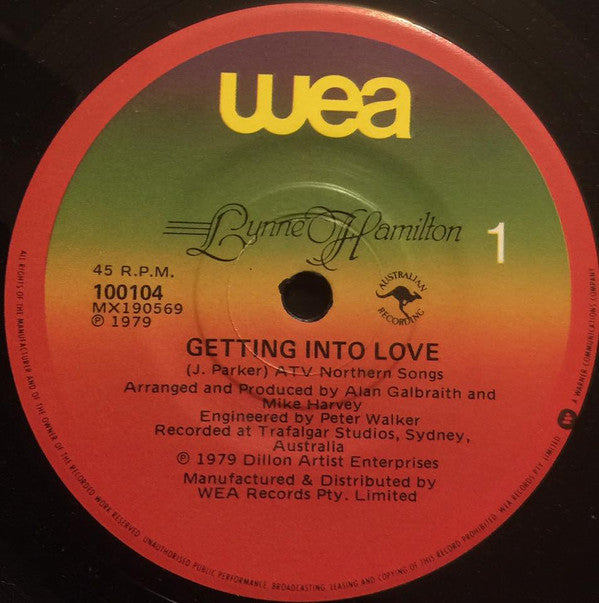 Lynne Hamilton : Getting Into Love (7")