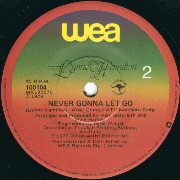 Lynne Hamilton : Getting Into Love (7")