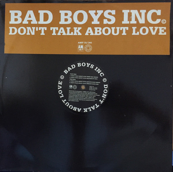 Bad Boys Inc. : Don&#39;t Talk About Love (12&quot;, Promo)