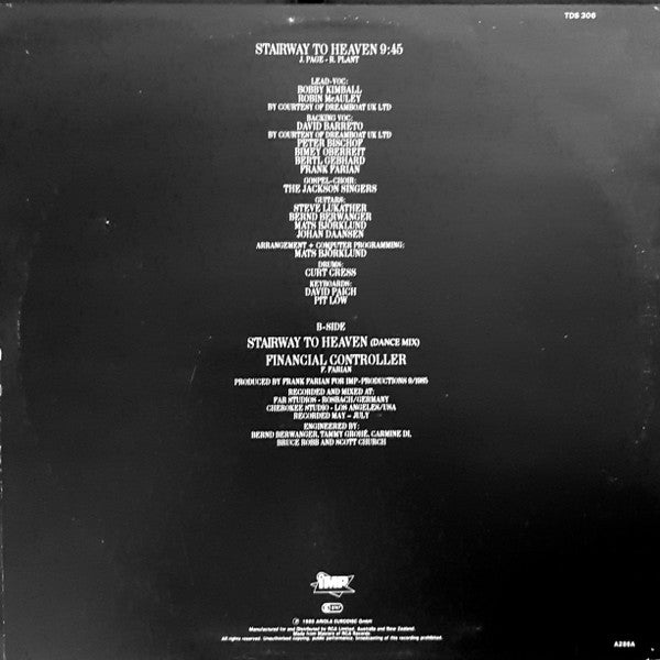 Far Corporation : Stairway To Heaven (12", Maxi)