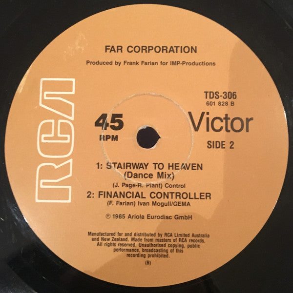 Far Corporation : Stairway To Heaven (12", Maxi)