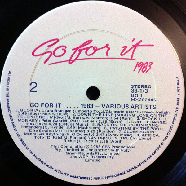 Various : Go For It 1983 (LP, Comp)