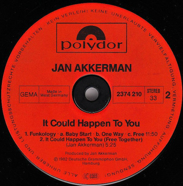 Jan Akkerman : It Could Happen To You (LP, Album)