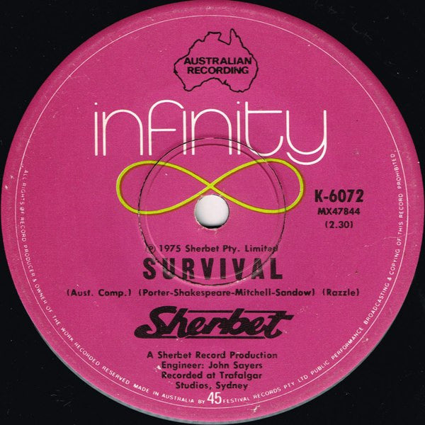 Sherbet : Life (7", Single)