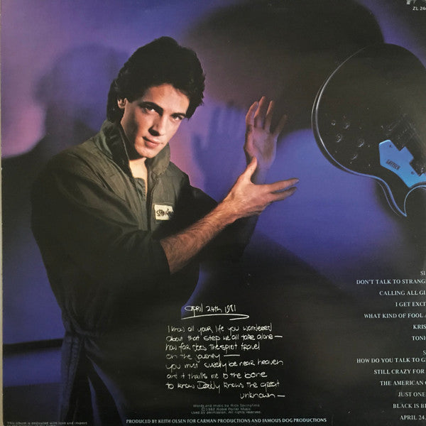 Rick Springfield : Success Hasn't Spoiled Me Yet (LP, Album)