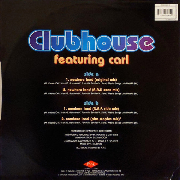 Club House Featuring Carl Fanini : Nowhere Land (12")