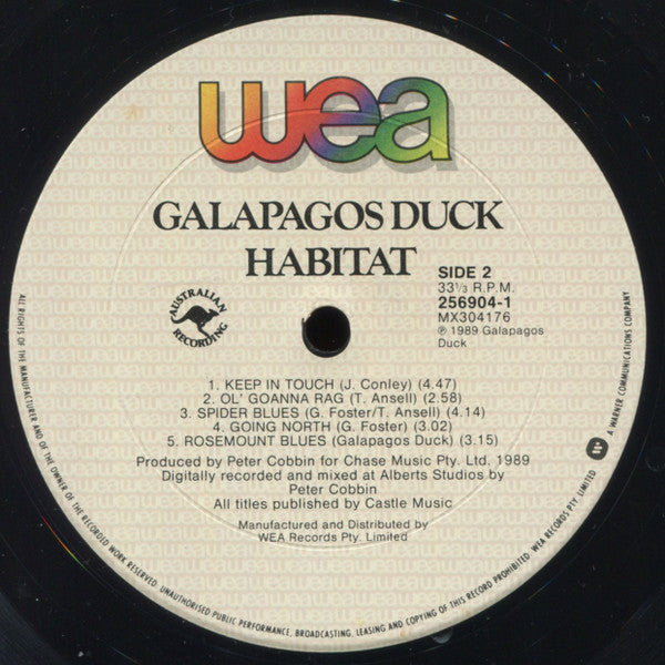 Galapagos Duck : Habitat (LP, Album)