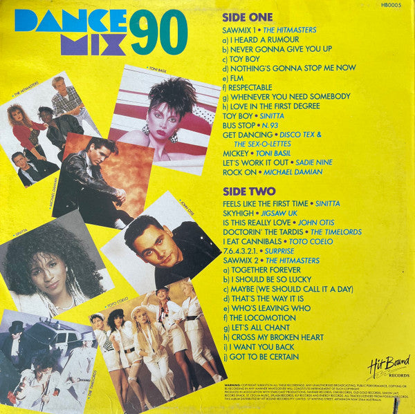 Various : Dance Mix 90 (LP, Album, Comp)