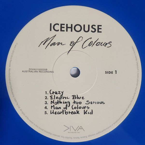 Icehouse : Man Of Colours (LP, Album, RE, Blu)