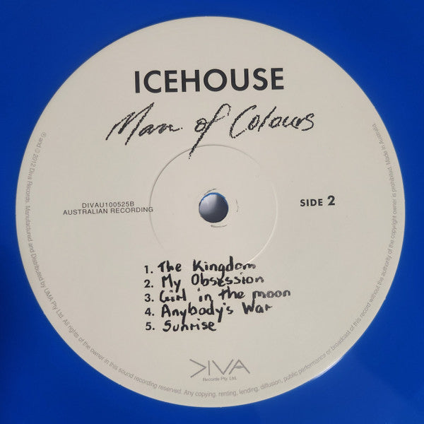 Icehouse : Man Of Colours (LP, Album, RE, Blu)