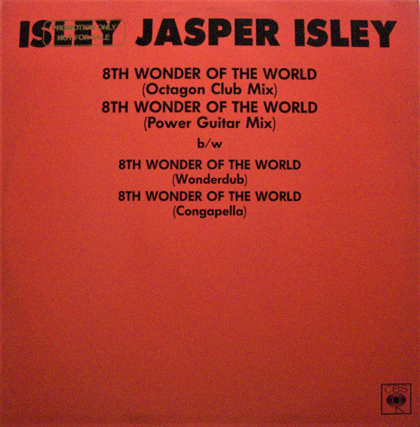 Isley Jasper Isley : 8th Wonder Of The World (12", Promo)