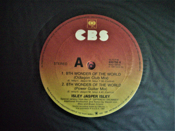 Isley Jasper Isley : 8th Wonder Of The World (12", Promo)