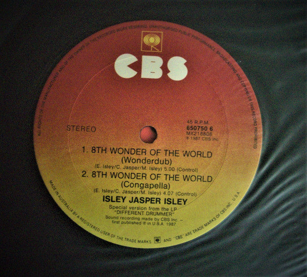 Isley Jasper Isley : 8th Wonder Of The World (12", Promo)