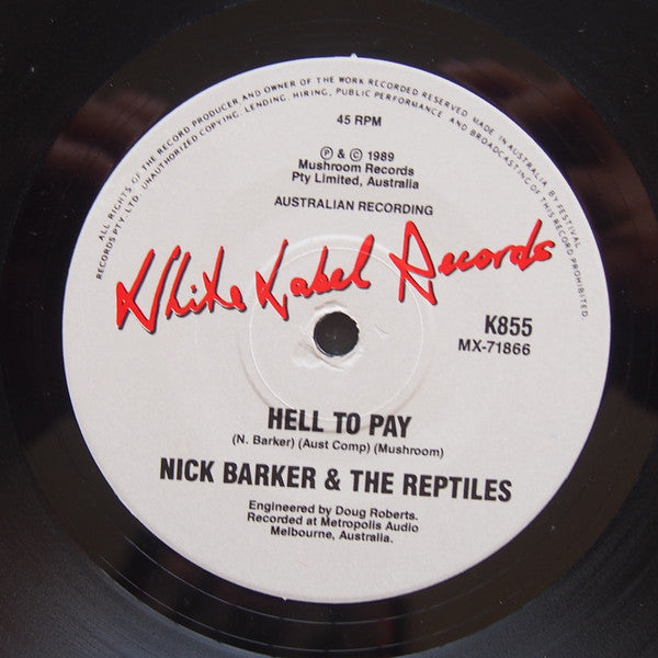 Nick Barker And The Reptiles : (Sure Beats) Going To Pieces (7", Single, Ltd)