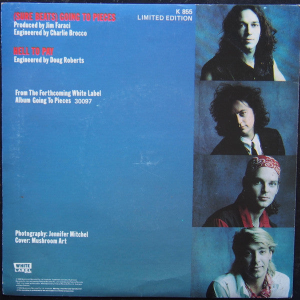 Nick Barker And The Reptiles : (Sure Beats) Going To Pieces (7", Single, Ltd)