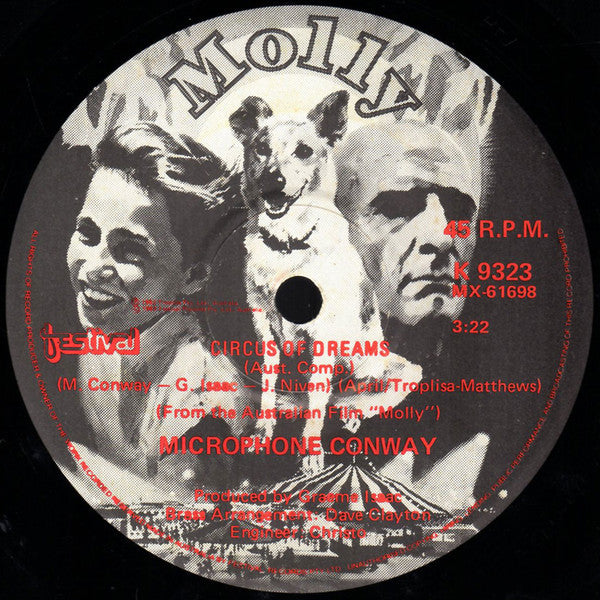 Reg Lye, Molly - The Singing Dog And Mick Conway : Molly (Most Dogs Sing) (7", Single)