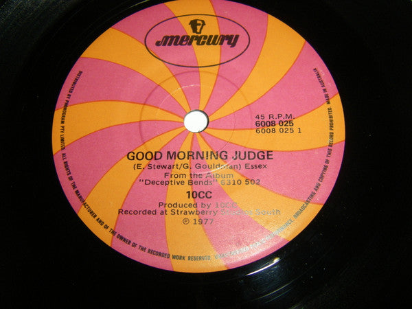 10cc : Good Morning Judge (7&quot;, Single)