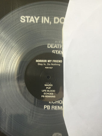 Horror My Friend : Stay In, Do Nothing (LP, Album, Cle)