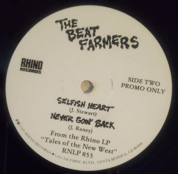 The Beat Farmers : Tales Of The New West (12&quot;, EP, Promo)