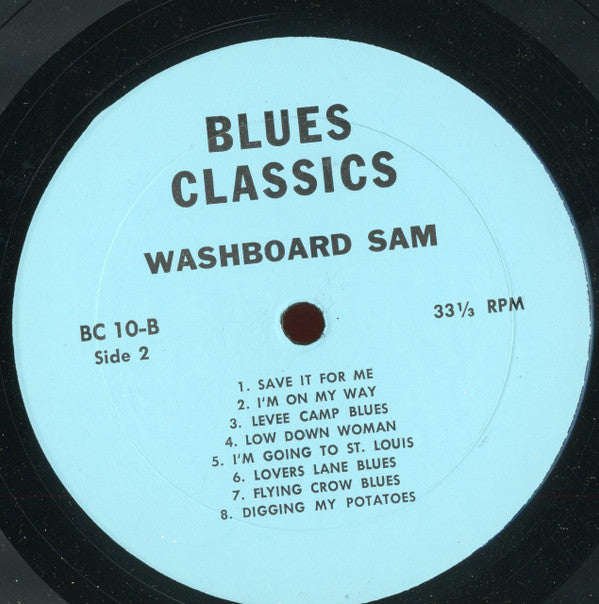 Washboard Sam : Blues Classics By Washboard Sam (LP, Comp)