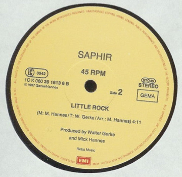 Saphir : The Witch-Queen Of New Orleans (Special Witch-Mix) (12", Maxi)