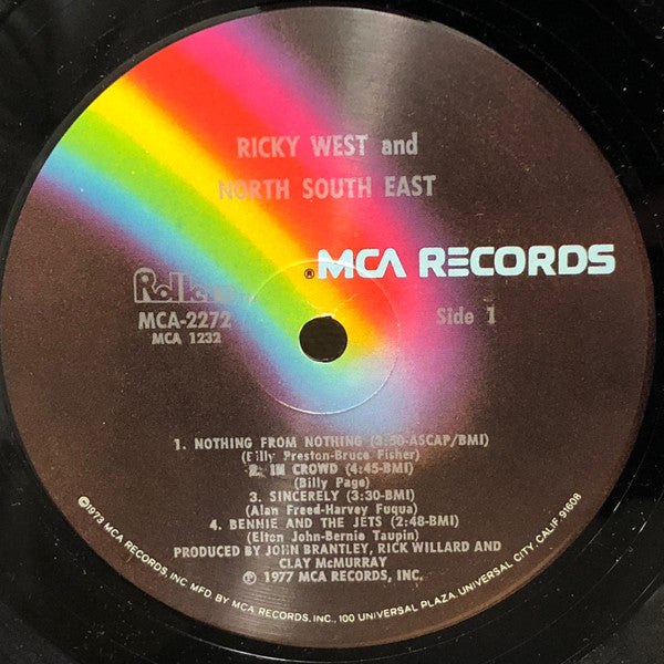 Ricky West : And North South East (LP, Album)