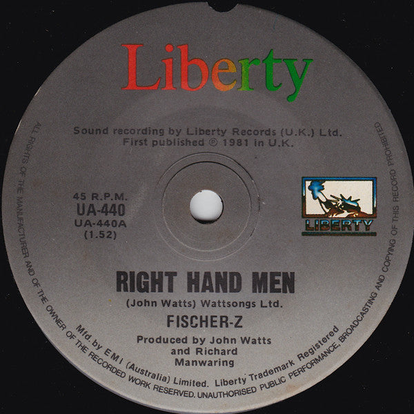 Fischer-Z : Marliese (7", Single)