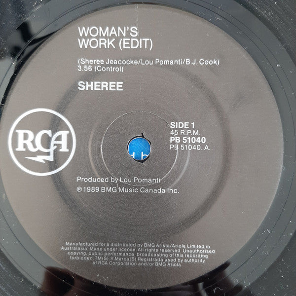 Sheree Jeacocke : Woman's Work (7")