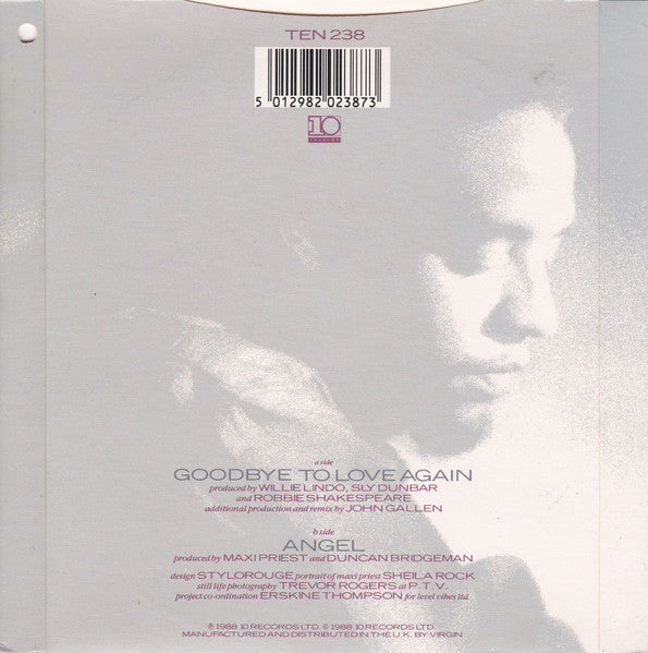 Maxi Priest : Goodbye To Love Again (7", Single)
