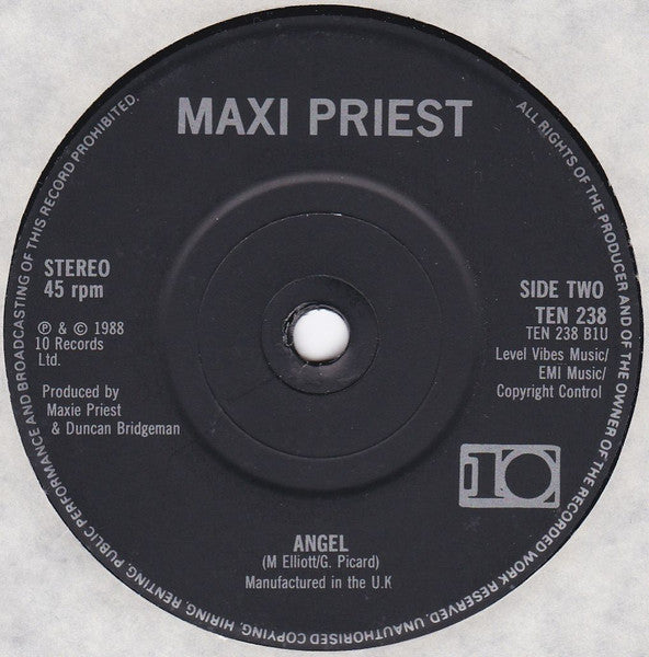 Maxi Priest : Goodbye To Love Again (7", Single)