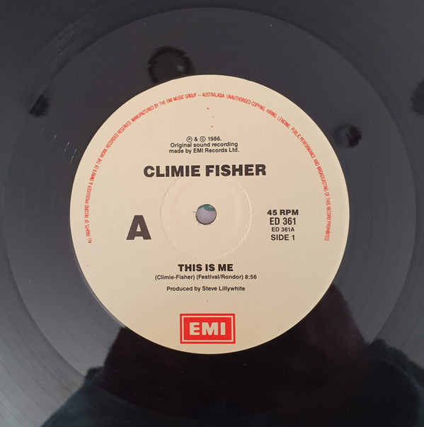 Climie Fisher : This Is Me (12")