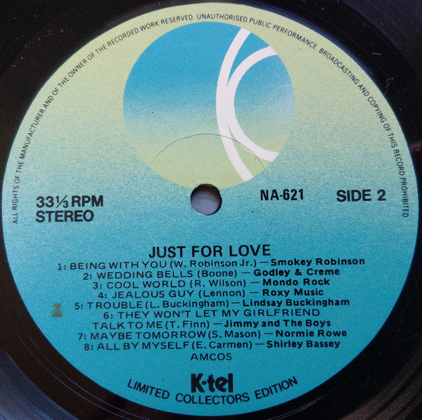 Various : Just For Love (LP, Comp, Ltd)