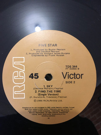 Five Star : Find The Time (12", Maxi)