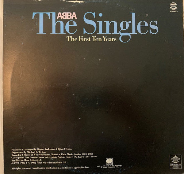 ABBA : The Singles (The First Ten Years) (2xLP, Comp, Gat)