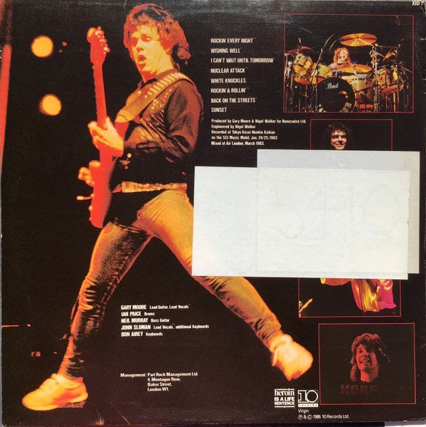 Gary Moore : Rockin' Every Night (Gary Moore Live In Japan) (LP, Album)