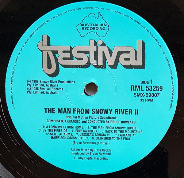 Bruce Rowland (2) : The Man From Snowy River II (Original Motion Picture Soundtrack) (LP, Album)