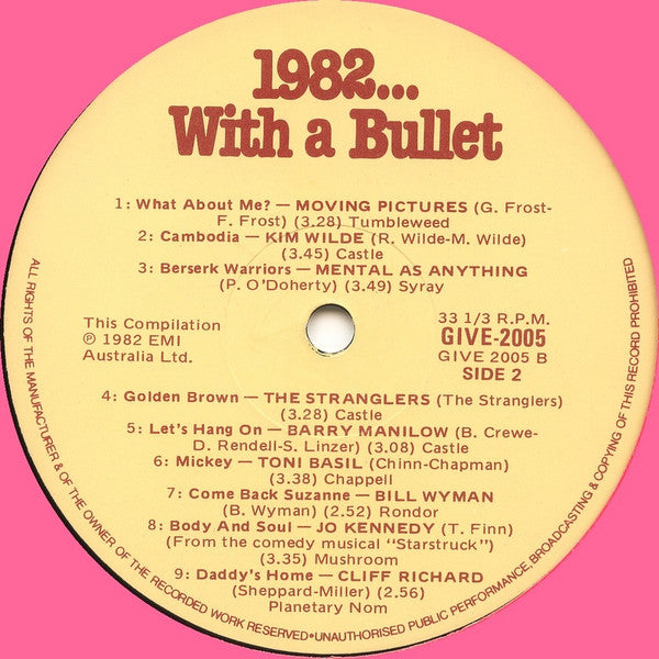 Various : 1982... With A Bullet (LP, Comp)