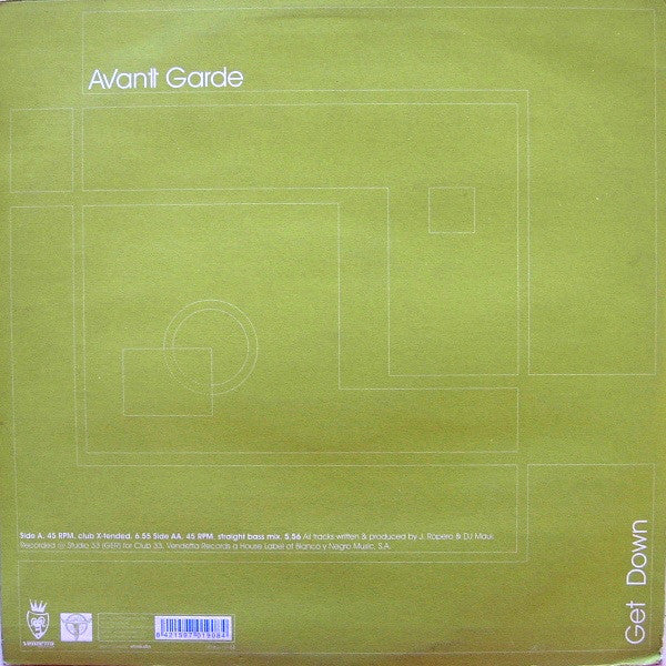 Avant Garde : Get Down (12")